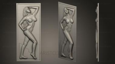 Figurines of girls (STKGL_0062) 3D model for CNC machine
